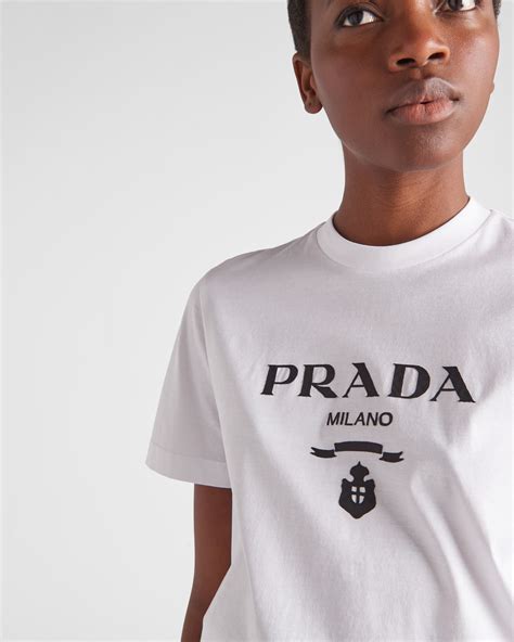 prada t shirt femme|Prada men's t shirts clearance.